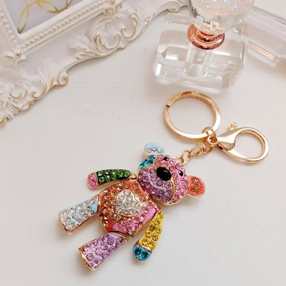 Colorful Bear Keychain - Picture 3 of 7